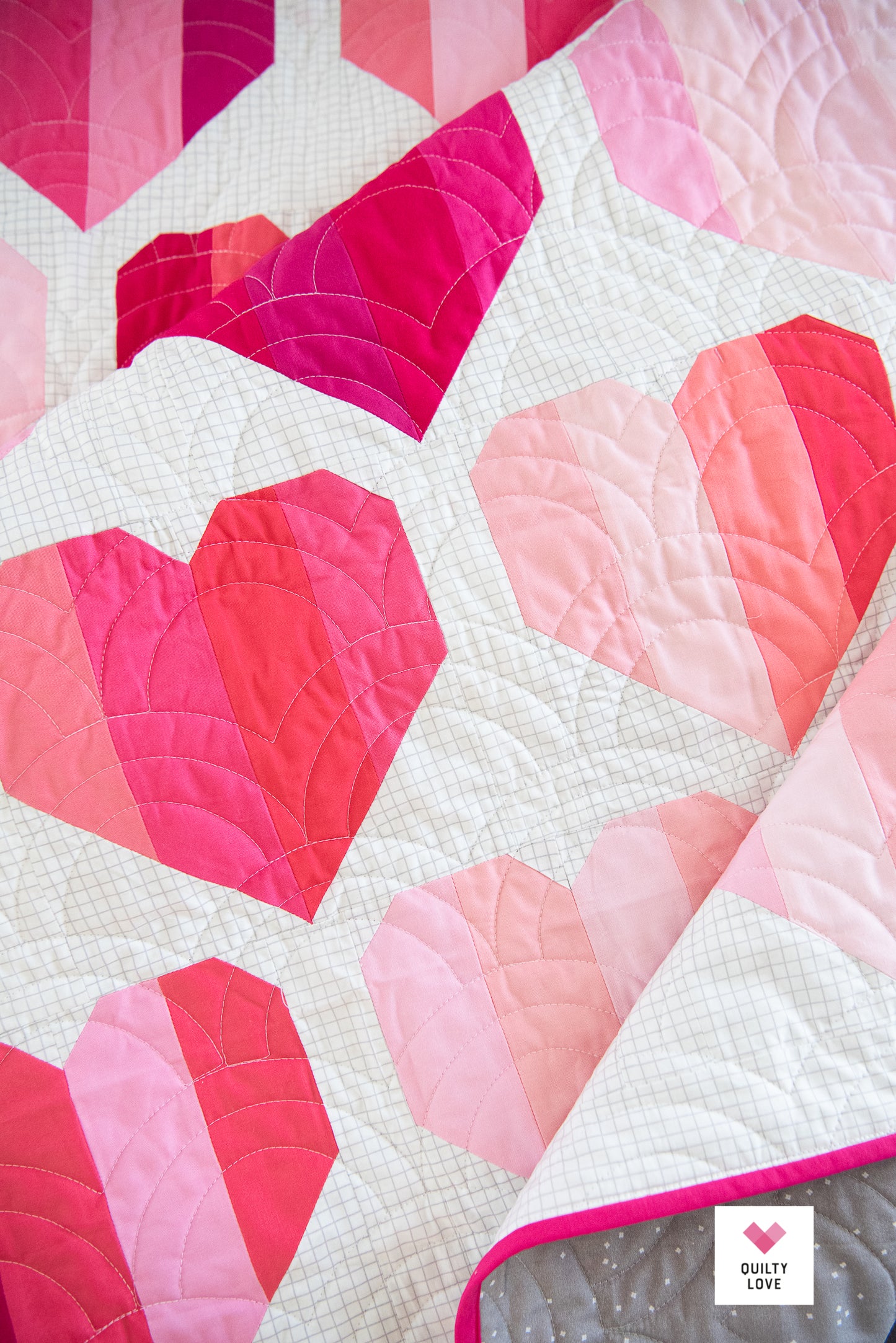 Infinite Hearts Quilt Pattern - Automatic PDF download