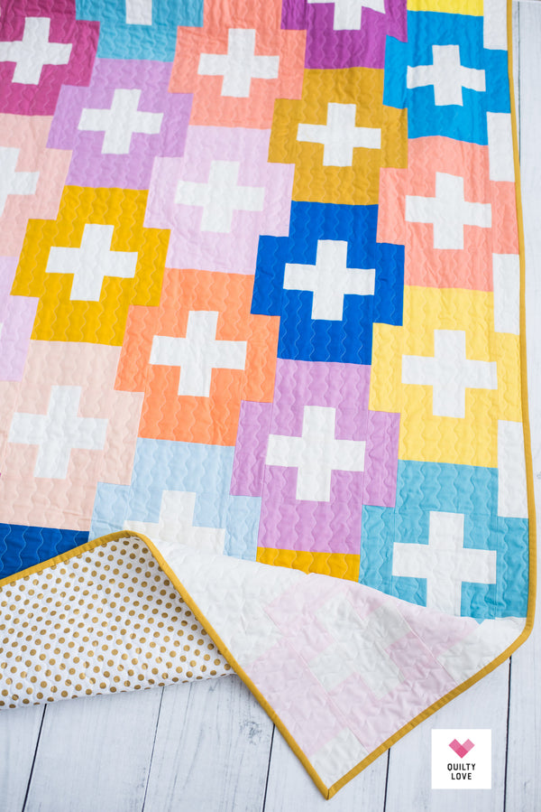 Plus and Minus PAPER Quilt Pattern – Quilty Love