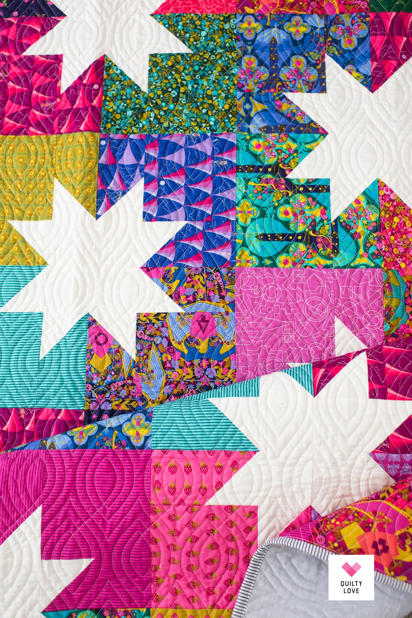 Star Pop II PDF Quilt Pattern-Automatic Download