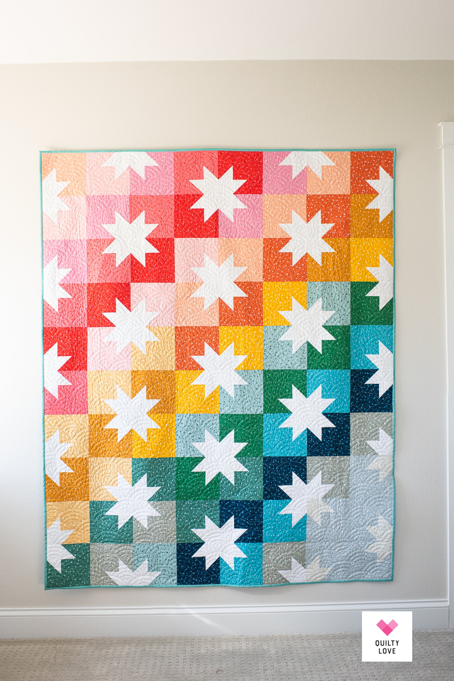 Star Pop II PDF Quilt Pattern-Automatic Download – Quilty Love