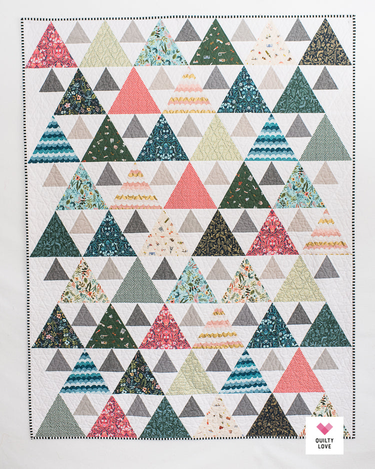 Triangle Peaks PDF Quilt Pattern-Automatic download