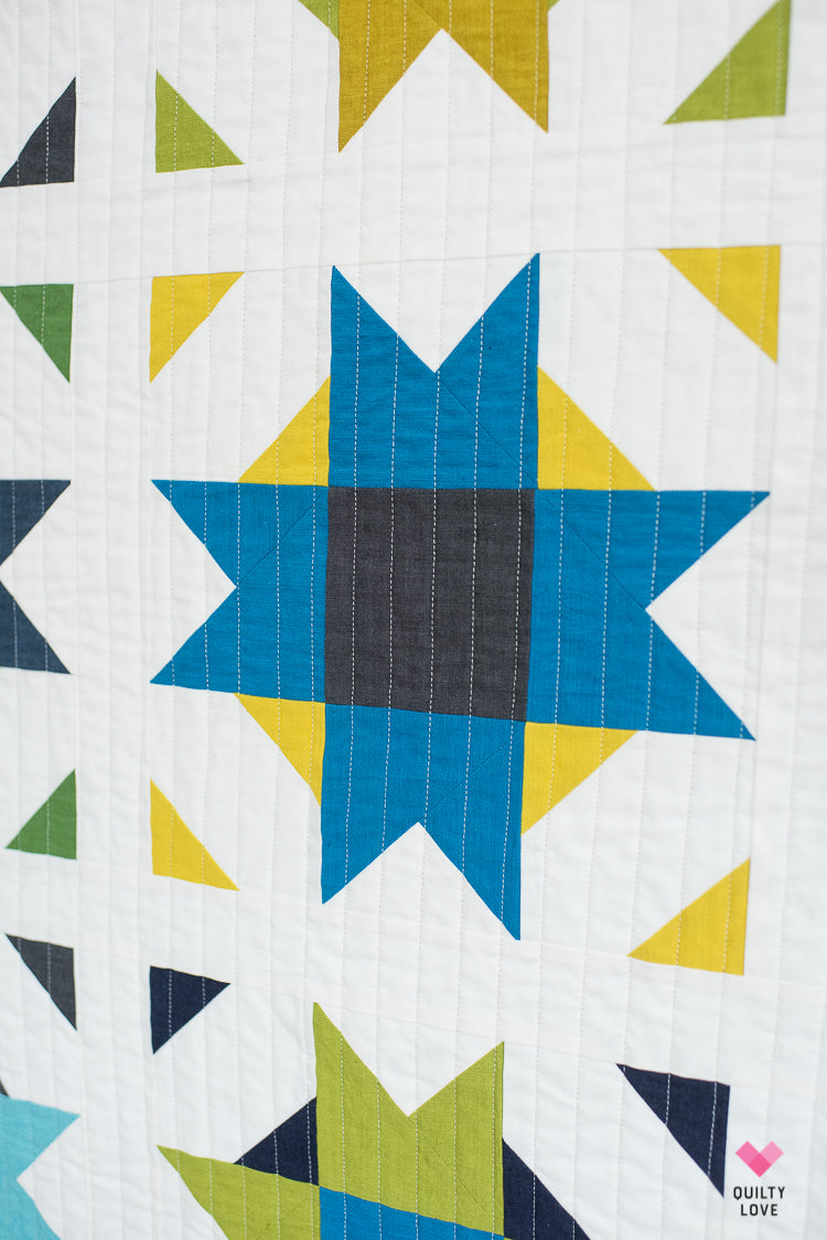 Compass Star PAPER Quilt Pattern