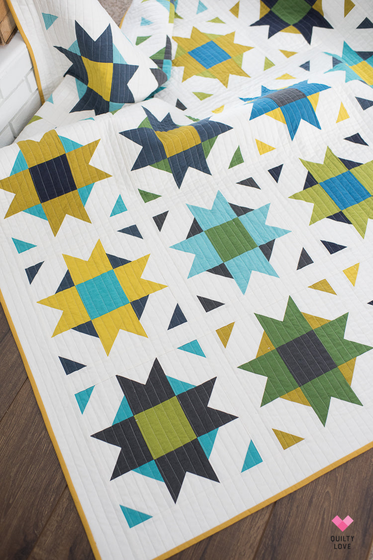 Compass Star PDF Quilt Pattern-Automatic download