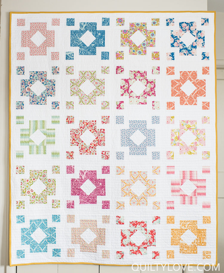 Diamond Lanterns PDF Quilt Pattern-Automatic download