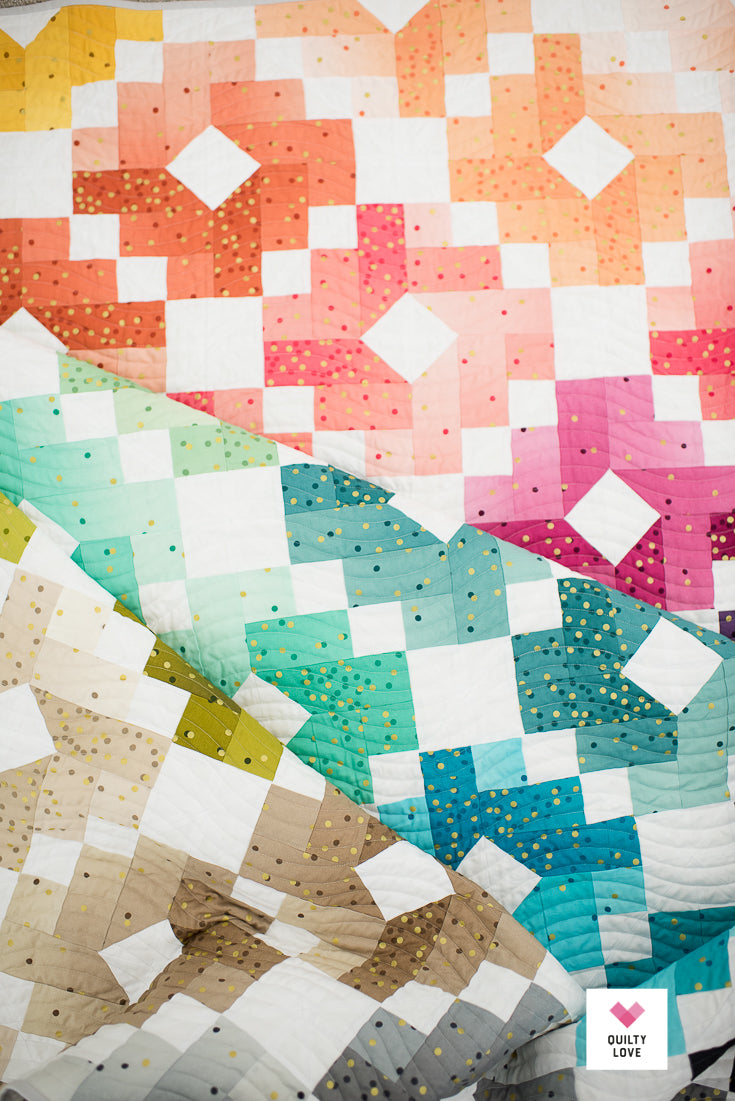 Ombre Gems PAPER quilt pattern