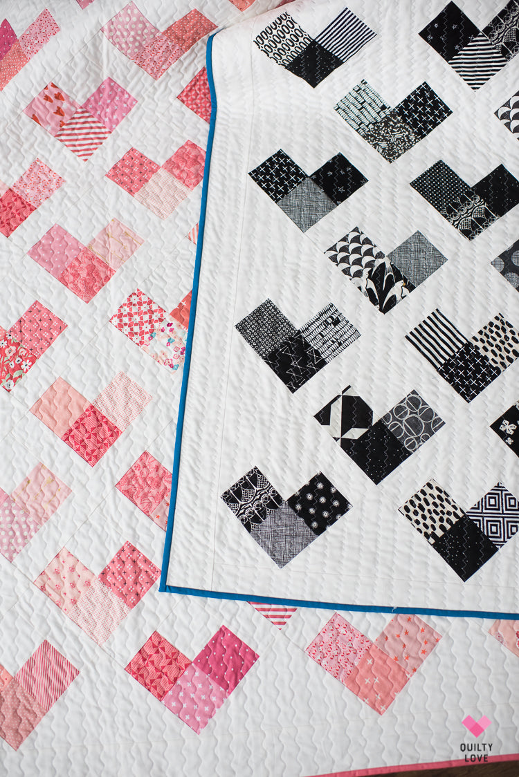 Quilty Hearts PAPER Quilt Pattern