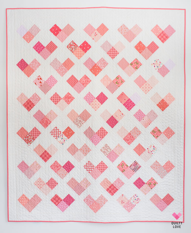 Quilty Hearts PAPER Quilt Pattern