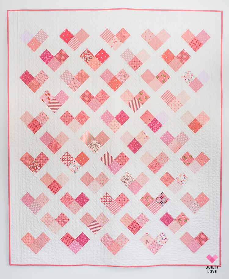 Quilty Hearts PDF Quilt Pattern-Automatic Download