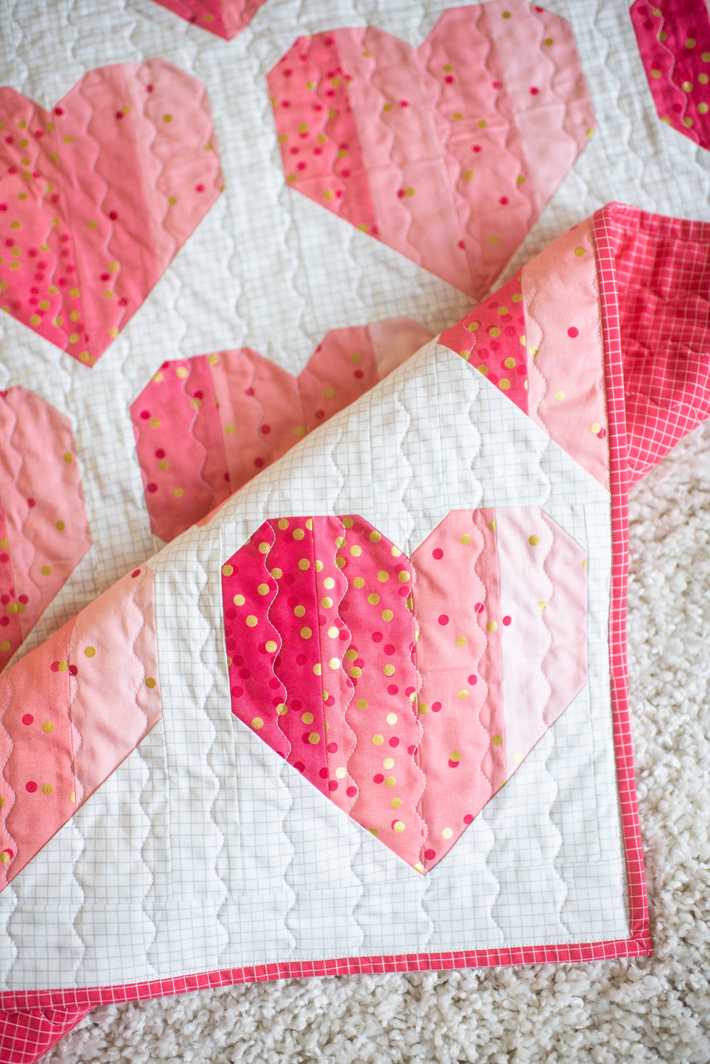 Infinite Hearts Quilt Pattern - Automatic PDF download