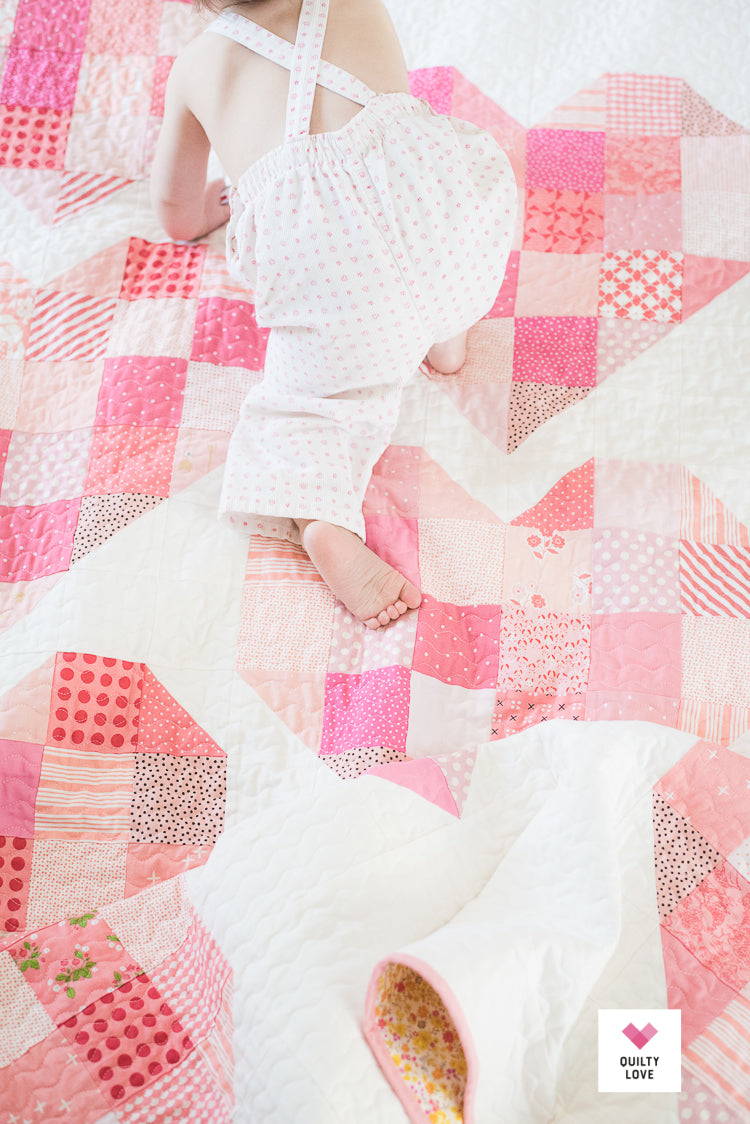 Scrappy Hearts PAPER Quilt Pattern