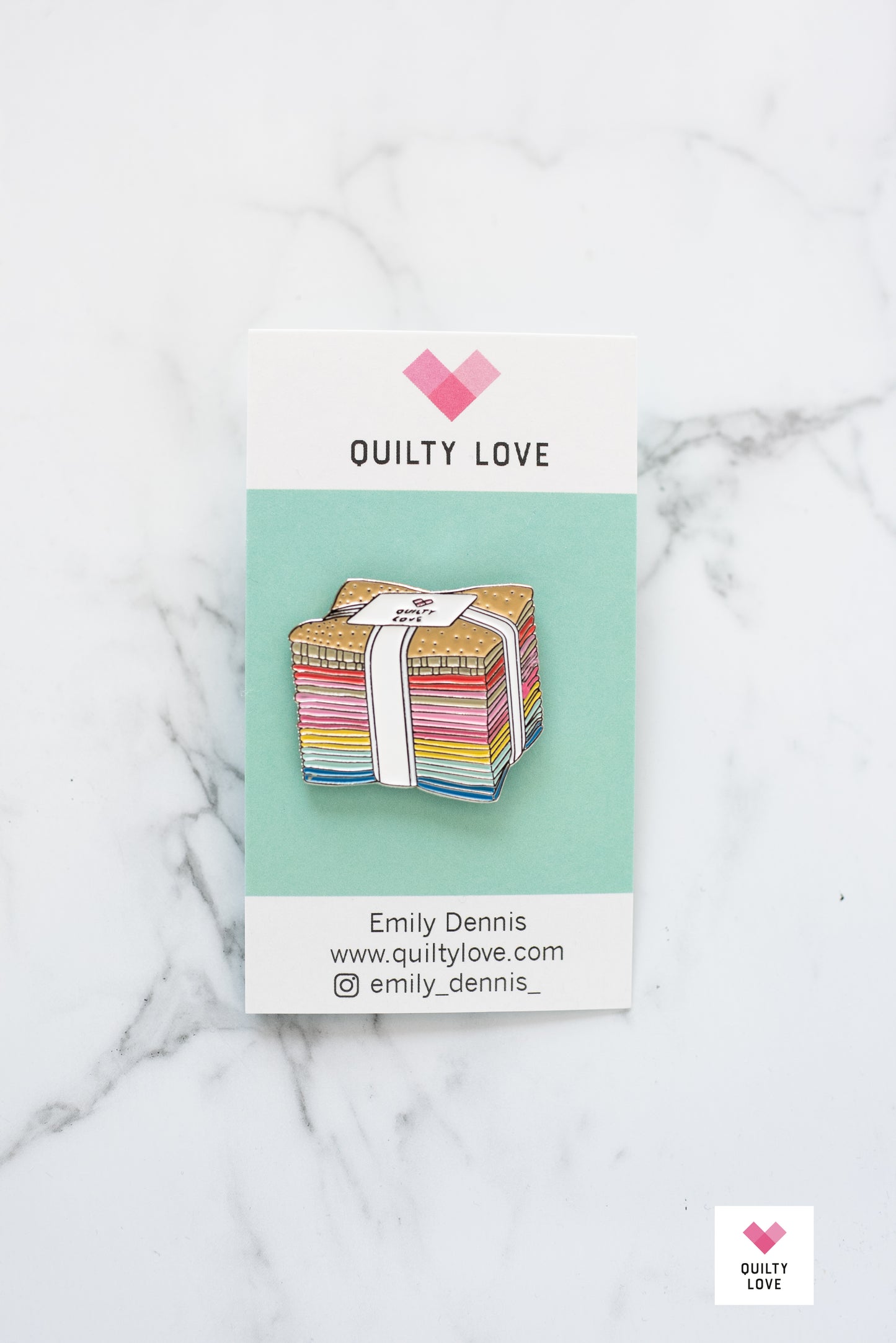 Quilty Love Palette Picks Bundle Enamel Pin